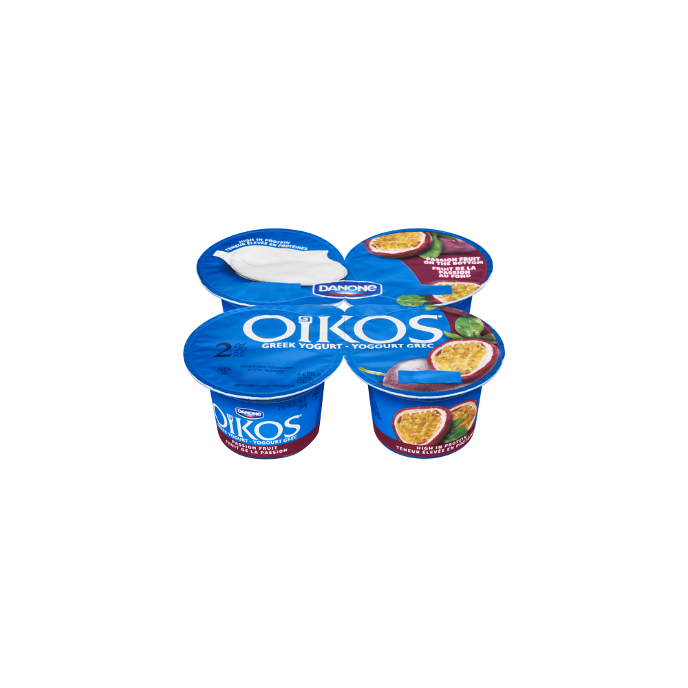 DANONE OIKOS PASS FRUIT GREEK YOGURT 4 Pack