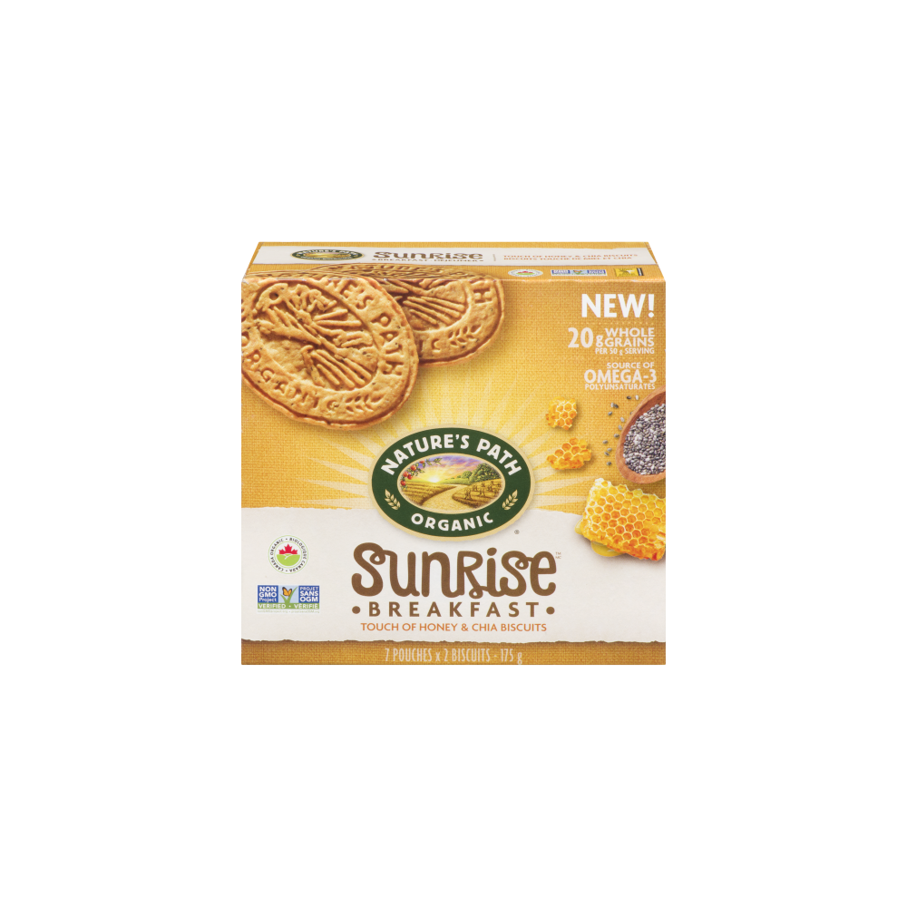 NP SUNRISE BISCUITS HONEY CHIA 175 Gram