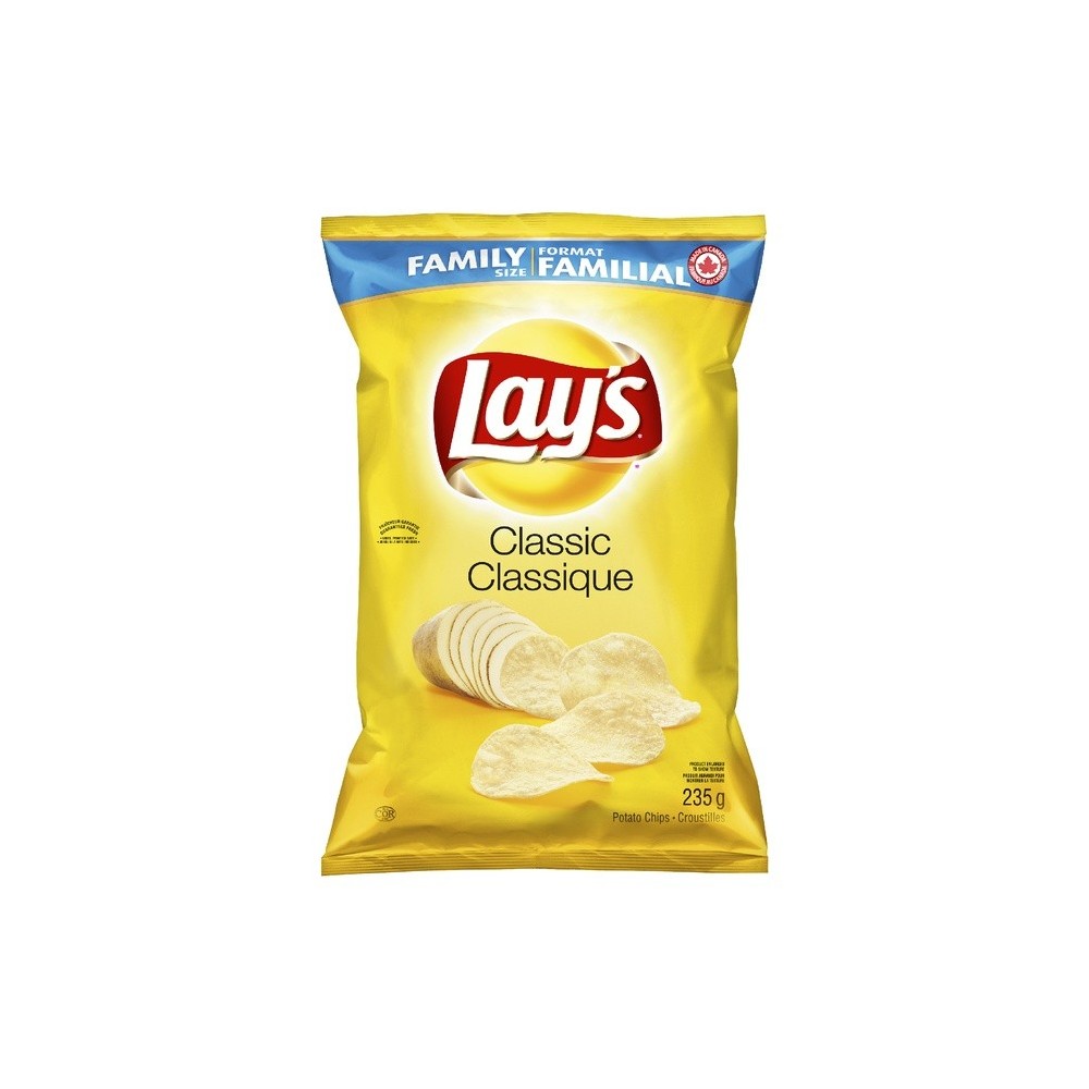 LAYS CLASSIC FAMILY SIZE - 235 Gram