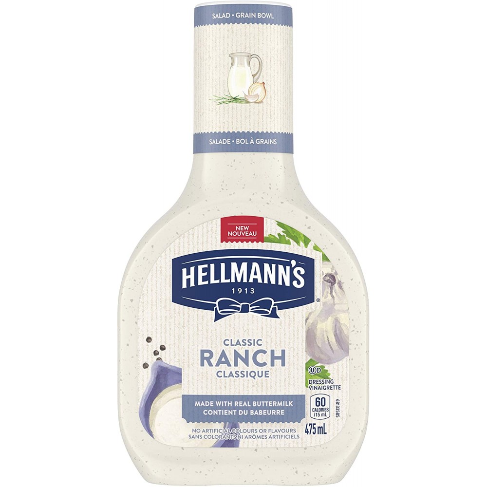 HELLMANNS RANCH DRESSING 475 Millilitre
